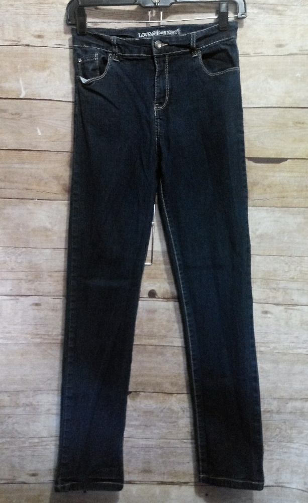 Love @ first sight blue jeans with embroidery